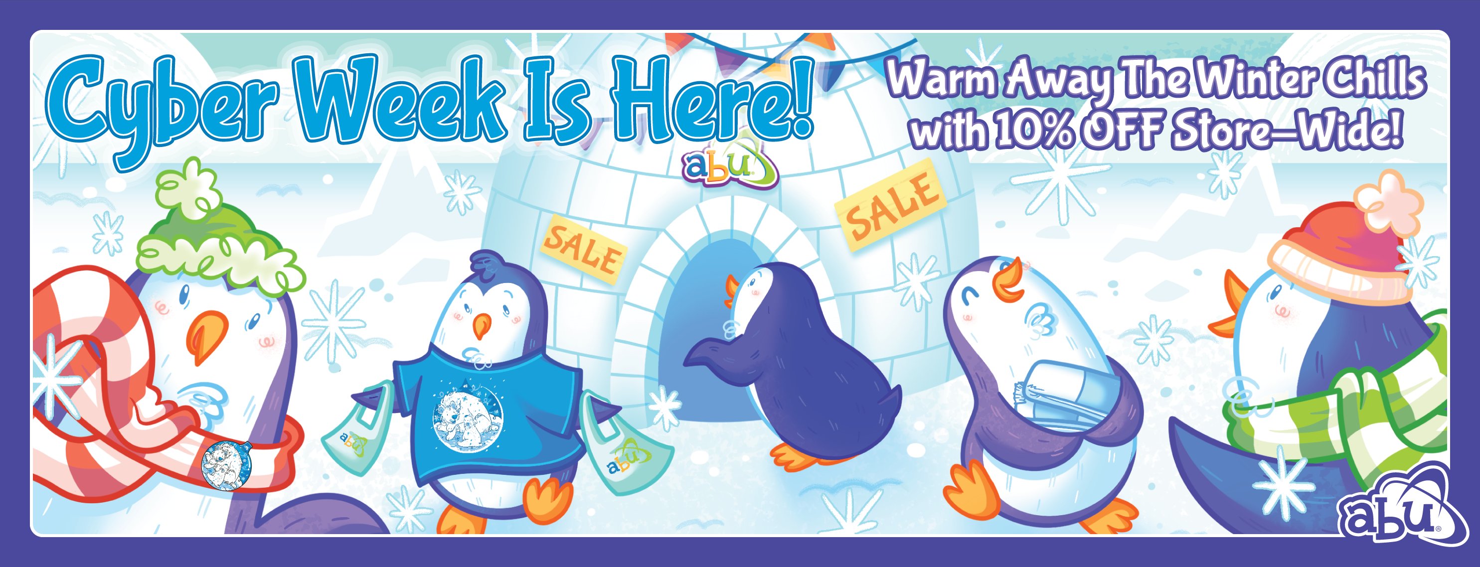 ABU's Cyber Week Is Here! Warm away the winter chills with our bear-ry exciting deals!
