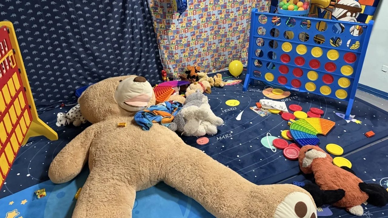 ABDL Floor at Galactic Camp®: the Furry Con on an Aircraft Carrier